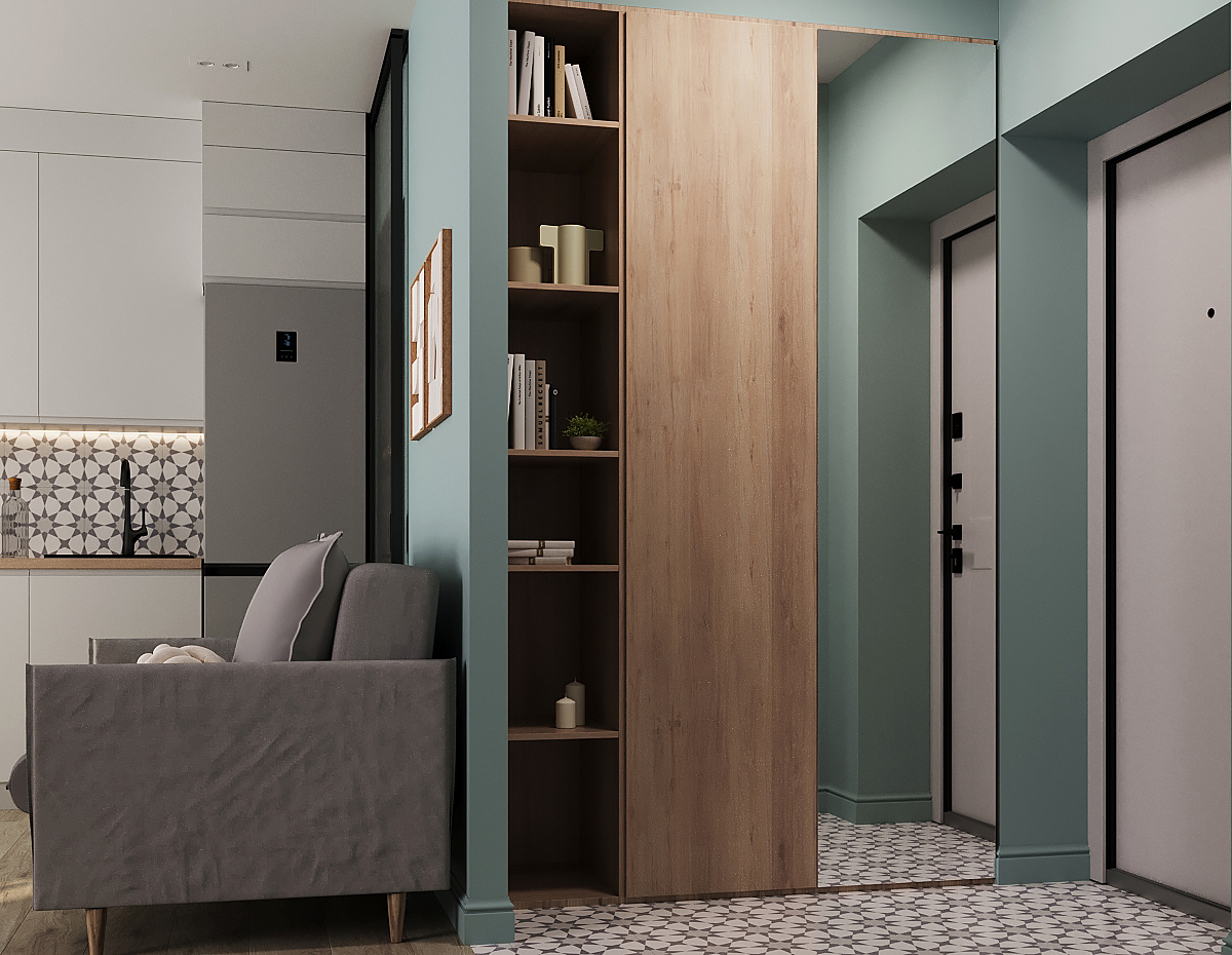 Стильная кухня-гостиная в скандинавском стиле 4